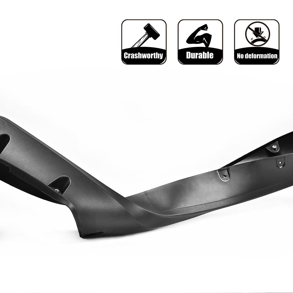 G-PLUS Fender Flares Compatible with Nissan Titan 2004-2015 w/o Bedside Lockbox, Front & Rear Wheel Cover Protector Vent Trim Smooth Pocket Riveted
