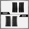 G-PLUS Door Side Fender Vent Molding Cover Trim Compatible with Land Rover Range Rover Vogue L405 2013-2022 Black