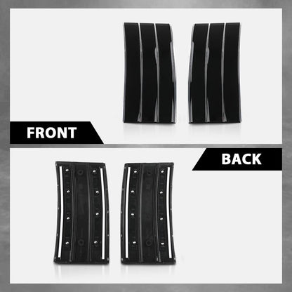 G-PLUS Door Side Fender Vent Molding Cover Trim Compatible with Land Rover Range Rover Vogue L405 2013-2022 Black
