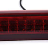 G-PLUS High Mount LED 3rd Brake Light Compatible with Chevy Silverado GMC Sierra 2014 2015 2016 2017 2018 Rear Tail Cargo Lamp Waterproof Chrome Housing Red Lens
