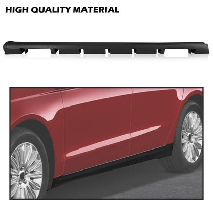 G-PLUS Primed Exterior-Rocker Panel Molding Trim Compatible with 2013-2018 Ford Fusion DS7Z-5410177-A Black