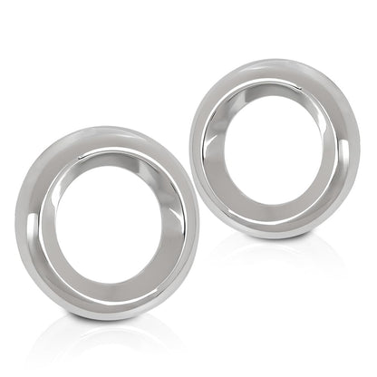 G-PLUS Fog Light Lamp Bezel Trim Set Left & Right Compatible with Toyota RAV4 2009-2012 521280R030