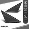 G-PLUS Pair Window Mirror Fender Corner Molding Cap Triangle, Compatible with Ford Focus 2012-2018, LH & RH Side 2PCS, CP9Z16004A, CP9Z16003A