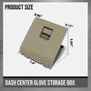 G-PLUS Dash Knee Center Glove Storage Box Cubby Compatible with Ford F250 F350 Super Duty 2005-2007 Beige