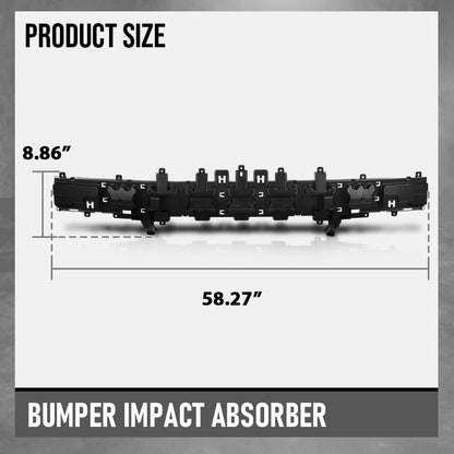 G-PLUS Rear Bumper Impact Absorber Compatible with Ford Mustang 2018-2020 JR3Z17E855B, FO1170152 Black