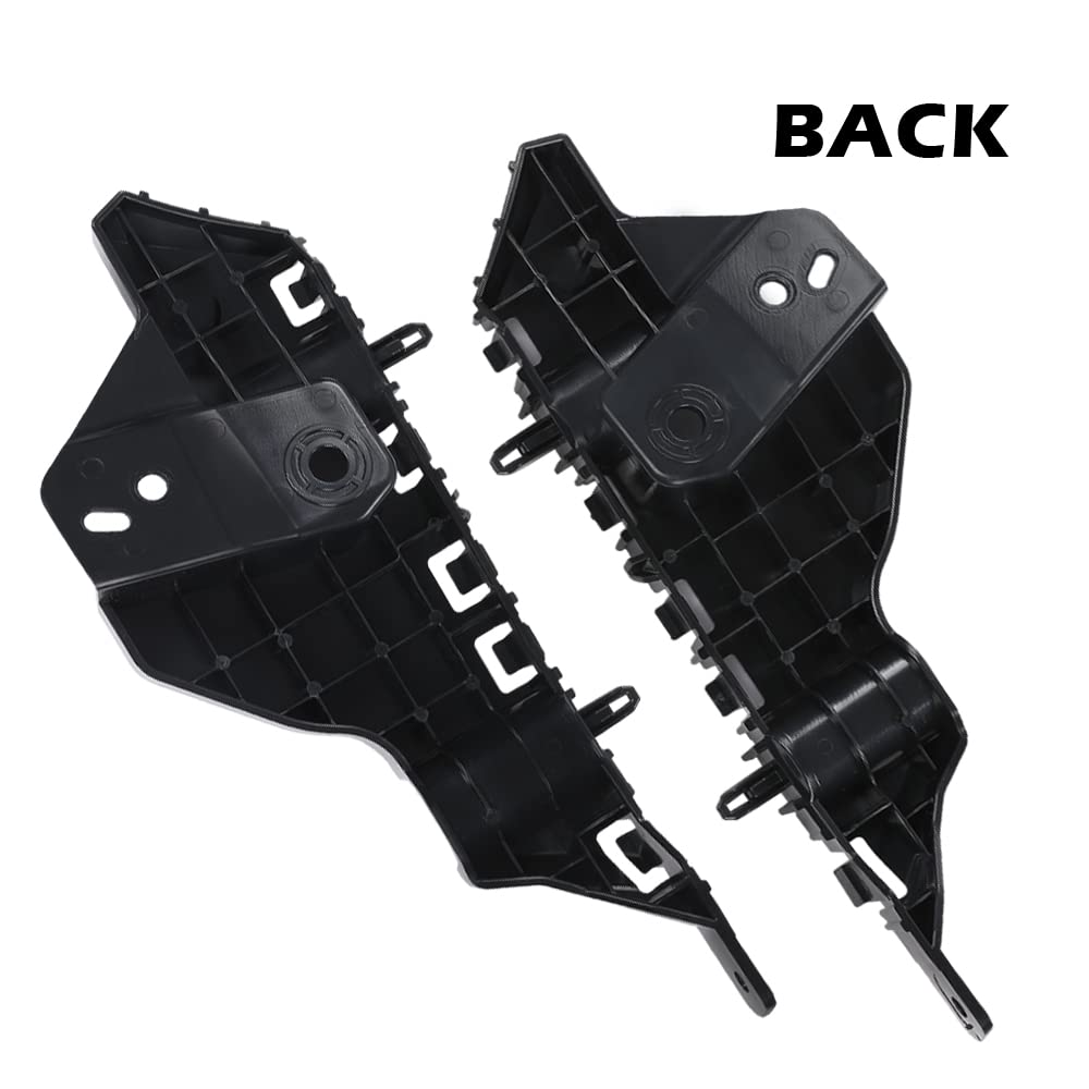 G-PLUS Front Bumper Mounting Retainer Bracket Left Right Pair Compatible with Chevy Trax 2017 2018 2019 2020 2021 2022 42566652 42566653 GM1042157 GM1043157