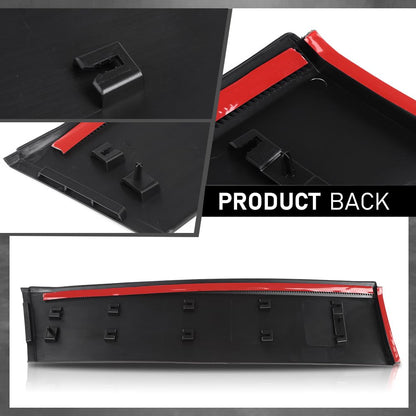G-PLUS Rear Door Molding Driver Left Side Compatible with Jeep Cherokee 2014-2022 Textured Black CH1504110, 191275369548