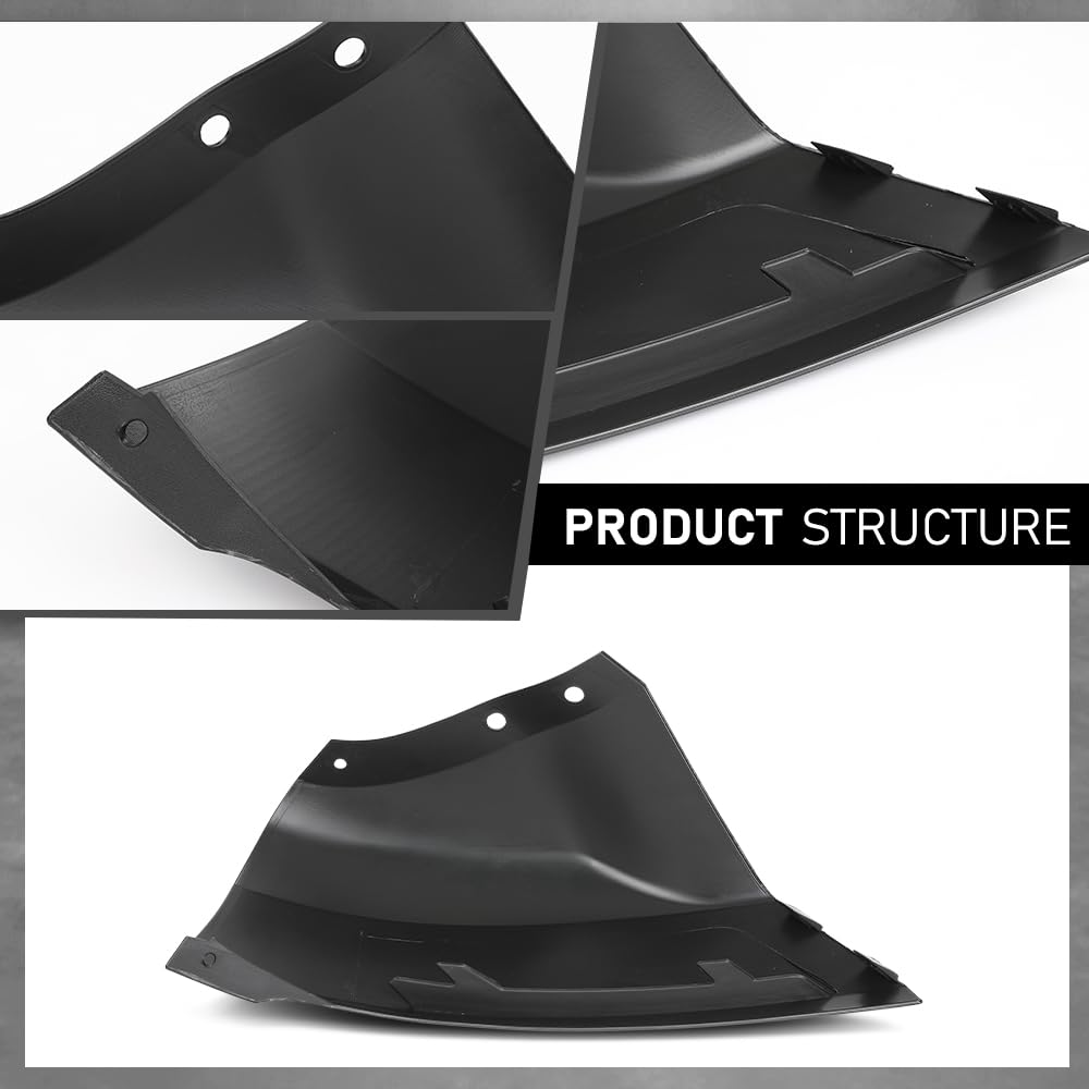 G-PLUS Front Right Bumper Corner Cover, Compatible with Ford EcoSport 2018-2022, Passenger Side, FO1017102, GN1Z17D957DB