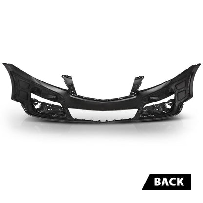 G-PLUS Front Upper Bumper Cover Fascia, Compatible with Chevy Traverse 2013-2017, W/o Parking Aid Sensor Holes, 23328140, GM1014107