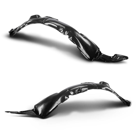 G-PLUS Front Inner Fender Liner Set Compatible with Hyundai Elantra 2007 2008 2009 2010 868112H000, 868112H010, 868122H000, 868122H010, HY1250112, HY1251112 Black