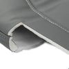 G-PLUS Leather Center Console Lid Armrest Jump Seat Cover Gray Compatible with 2013-2018 Dodge Ram