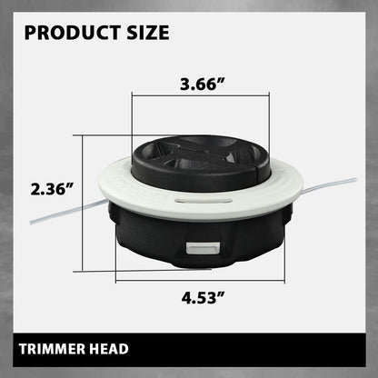 G-PLUS 5PCS C26-2 Trimmer Head Replacement Fit Models Stihl FS55 FS90, FS91 Black