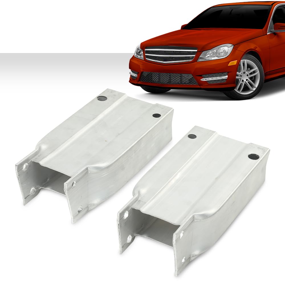 G-PLUS Front Bumper Bracket Left and Right Side Compatible with Benz C230 2008-2009/Fit Benz C250 2010-2015/Fit Benz C300 2008-2014/Fit Benz C350 2008-2015 2046200995 2046201195 MB1073101 MB1072101