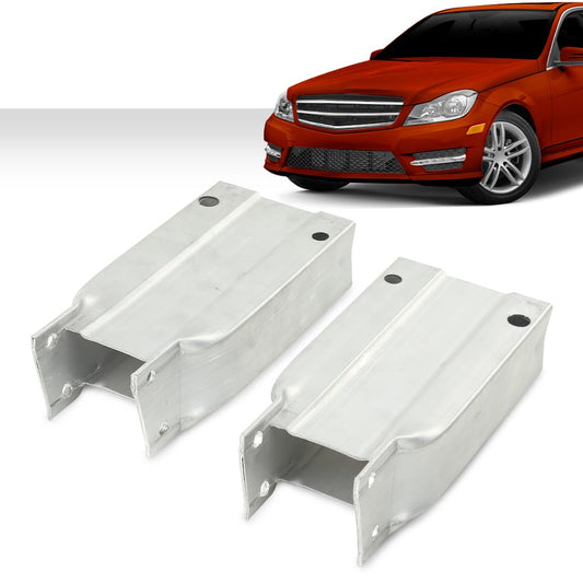 G-PLUS Front Bumper Bracket Left and Right Side Compatible with Benz C230 2008-2009/Fit Benz C250 2010-2015/Fit Benz C300 2008-2014/Fit Benz C350 2008-2015 2046200995 2046201195 MB1073101 MB1072101