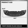 G-PLUS Engine Splash Shield Front Compatible with Benz A220 (submodel: 4Matic, Base) 2019-2022,Fit Benz A250 4Matic 2019-2022,Fit Benz A250 Base 2019 1778851400