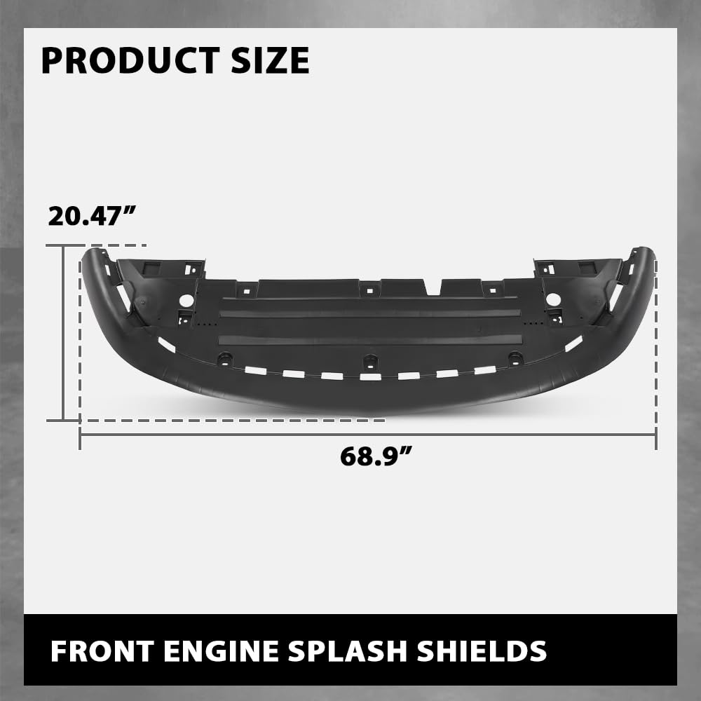 G-PLUS Engine Splash Shield Front Compatible with Benz A220 (submodel: 4Matic, Base) 2019-2022,Fit Benz A250 4Matic 2019-2022,Fit Benz A250 Base 2019 1778851400