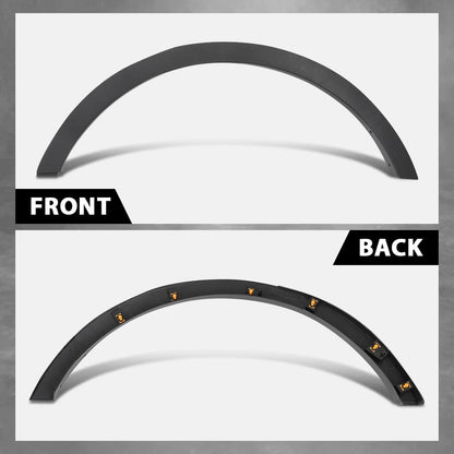 G-PLUS Rear Left Fender Flare Compatible with Ford Escape SEL 2013, Fit Ford Escape (Submodel: S, SE, Titanium) 2013-2016, Wheel Opening Molding Arch Trim, CJ5Z78290A61AA FO1790116