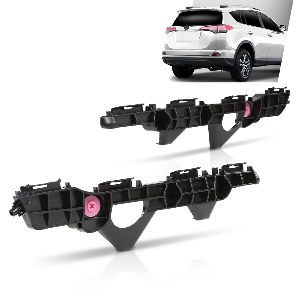 G-PLUS Bumper Bracket Driver and Passenger Side Compatible with Toyota RAV4 2016-2018 521550R050, 521560R050