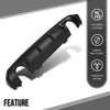 G-PLUS Rear Diffuser Compatible with Honda Civic 4-Door Sedan Only 2016 2017 2018 2019 2020 2021 Rear Bumper Diffuser Black