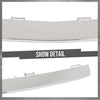 G-PLUS Front Bumper Face Bar Trim Lower Molding Fit Benz E400 4Matic Coupe/Base 2017-2018, Fit Benz E450 Base 2019-2020 2138857000, MB1044130 Silver