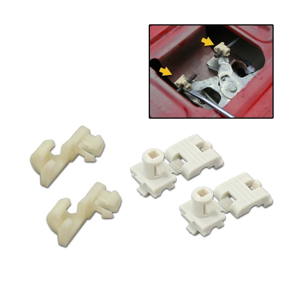 G-PLUS Tailgate Tail Gate Handle Rod Latch Retainer Clips Compatible with 2002-2009 Dodge Ram