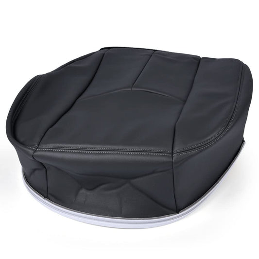 G-PLUS Replacement for Chevy Silverado 1500HD 2500HD 2003-2006/2007 Classic Leather Seat Cover Replacment Left Driver Side Bottom Dark Gray