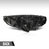 G-PLUS LED Right Side Headlight Assembly Front Headlamp without Bulb Compatible with Buick Regal 2018-2020 39050377 Clear Lens Black Housing Amber Reflector