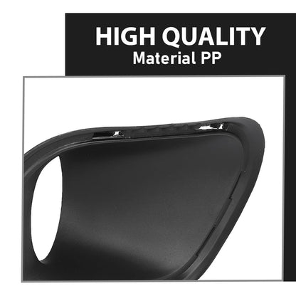 G-PLUS Fog Light Bezel Fog Lamp Trim Cover Grill Compatible with Jeep Cherokee 2014-2018 Pair Black