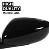 G-PLUS Power Mirror Left Driver Side Compatible with Honda Accord Sedan 2018-2022 1.5L 76258TVAA02 76251TVAA01ZJ HO1320328 Glossy Black 3-Pin Manual Folding