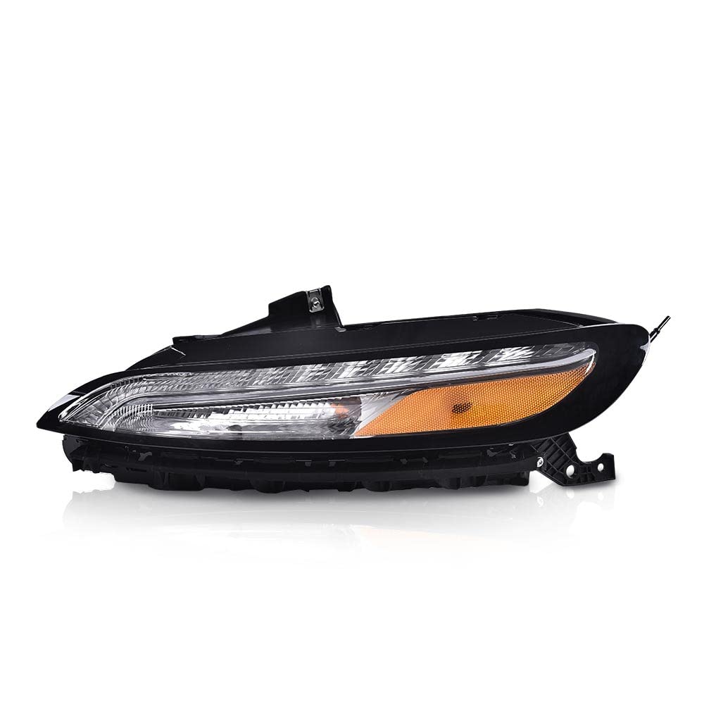 G-PLUS [ White LED DRL Parking Light Turn Signal Lamp With Bulbs Compatible with 2014-2018 Jeep Cherokee 68157103AQ Left Driver Side