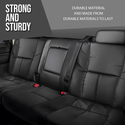 G-PLUS Seat Cover Compatible with Chevy Silverado/GMC Sierra 1500 2500HD 3500HD 2007 2008 2009 2010 2011 2012 2013 Black