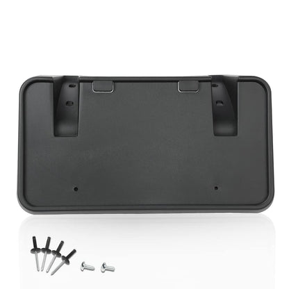 G-PLUS Front Bumper License Plate Frame Bracket Holder Compatible with Ford F250 F350 F450 F550 Super Duty 1999-2004/Fit Excursion 2000-2004 (Include License Plate Screws&Mounting Hardware) Black