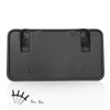 G-PLUS Black Front Bumper License Plate Frame Bracket Holder Fit Ford F250 F350 F450 F550 Super Duty 1999-2004/Fit Excursion 2000-2004 (Include License Plate Screws&Mounting Hardware)