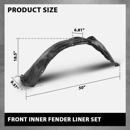G-PLUS Front Inner Fender Liner Set Compatible with Toyota Camry L LE XLE 2012-2014,Fit Toyota Camry Hybrid 2012-2014 5387506120