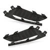 G-PLUS Fog Light Cover Cap Compatible with Chevy Cruze 2016 2017 2018 Black Left and Right Side Front Fog Lights Lamps Cover Frame (no fog lamp hole)