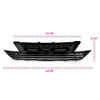G-PLUS Bumper Grille for Honda CR-V 2007-2009 Front Upper Lower Mesh Front View