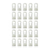 G-PLUS Top Trim Molding Clips Fits All GM Cars from 1960's Into The Late 1970's Nos Vinyl 25pcs