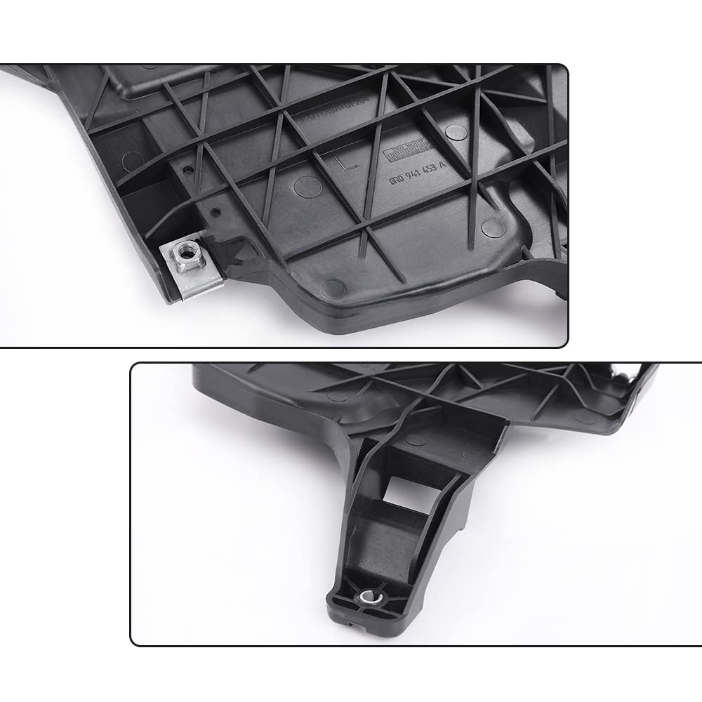 G-PLUS Front Headlight Brackets Head Light Lamp Mount Support Plate Bracket Compatible with Audi Q5 2013-2017 /Fit SQ5 2014-2017 Headlamp Housing Left & Right 8R0941454A AU2509107 8R0941453A AU2508107