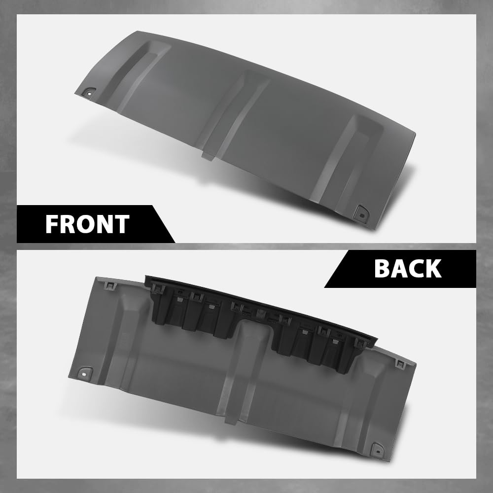 G-PLUS Front Bumper Lower Trim Lip Compatible with Discovery Sport L550 2.0L 2015-2019 (w/o Dynamic Package) Gray