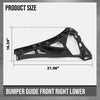G-PLUS Bumper Cover Bracket Front Right Lower Side Compatible with Porsche Cayenne 2015 2016 2017 2018 95850517850, 958-505-178-50 Black