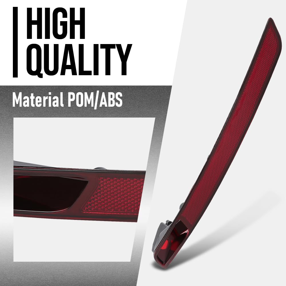 G-PLUS Rear Left Light Reflector Compatible with VW Beetle 2012-2016 5C5945701D Red