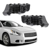 G-PLUS Front Left & Right Side 1pair Bumper Brackets Compatible with Nissan Maxima Sedan 2009-2015 622209N00A 622219N00A
