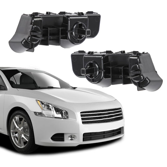 G-PLUS Front Left & Right Side 1pair Bumper Brackets Compatible with Nissan Maxima Sedan 2009-2015 622209N00A 622219N00A