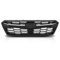 G-PLUS Front Bumper Grille Compatible with Subaru Crosstrek 2018-2020 Black Chrome