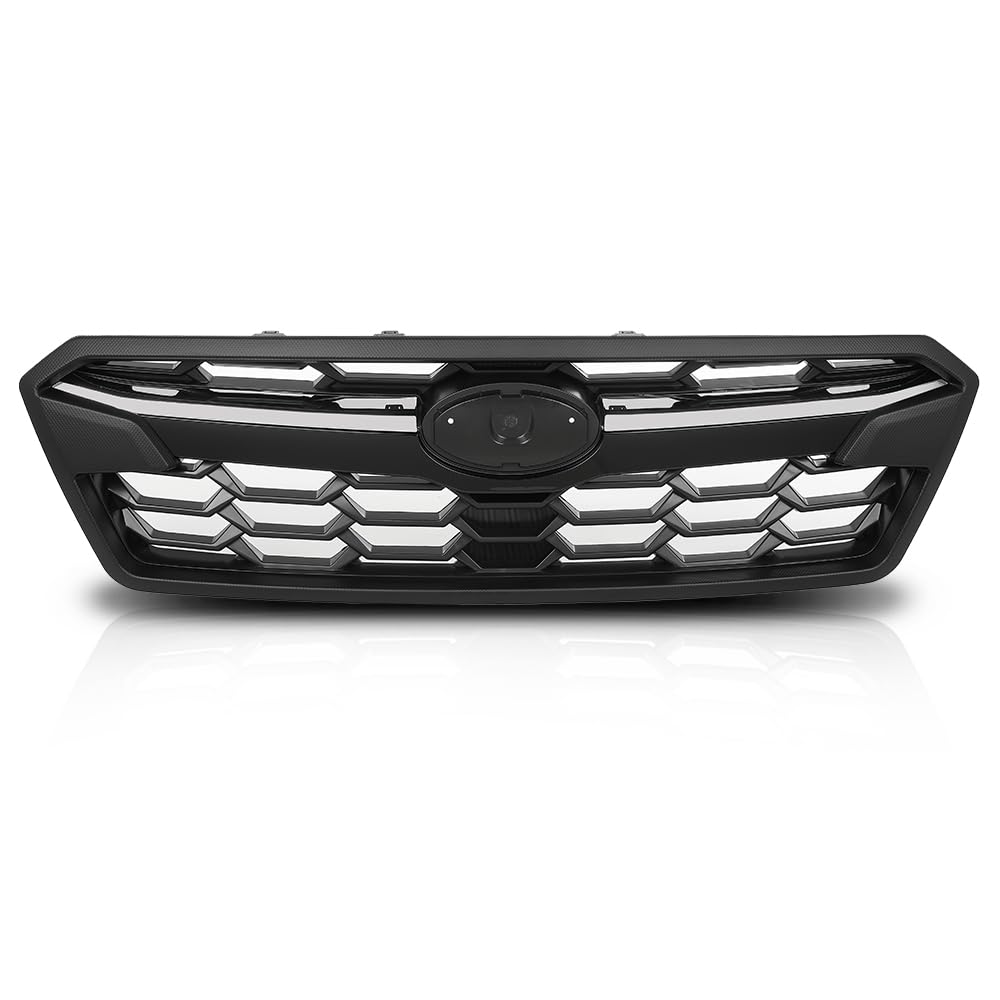 G-PLUS Front Bumper Grille Assembly Compatible with Subaru Crosstrek 2024 Black J1010FN500