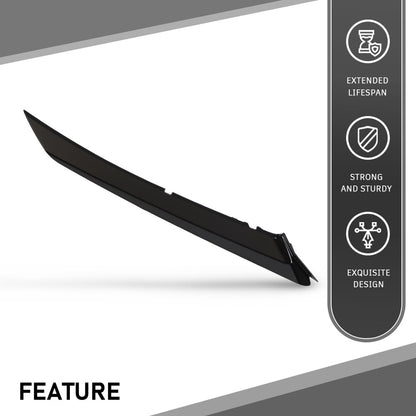 G-PLUS Front Right Headlight Trim Molding, Compatible with Toyota Camry SE XSE 2018-2024, Gloss Black, 5271206100, 5271233030