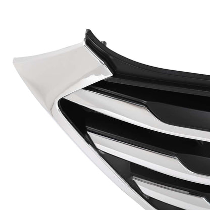 G-PLUS Front Upper Grille Grill Chrome Factory Style Compatible with Hyundai Tucson SE/ECO 2016-2018 HY1200189, 86350D3000RAM