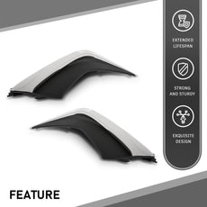 G-PLUS Front Bumper Trim Pair for Lexus LX ES250 2023-2024 Chrome Black Product Specifications