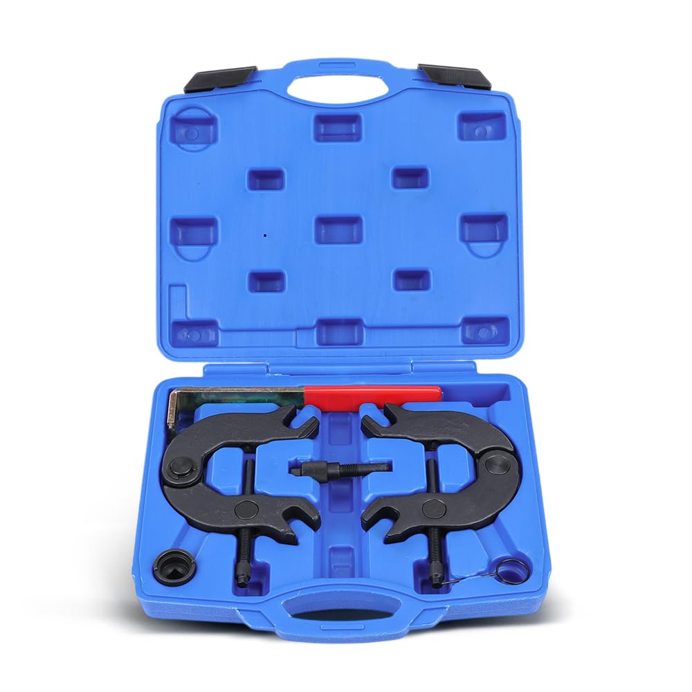 G-PLUS Camshaft Alignment Engine Timing Tool Set Compatible with Audi A4 A6 V6 3.0L New Stock 45 Steel Carrying Case Black