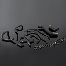 G-PLUS Silicone Radiator Hose Kit for Subaru Impreza WRX 2008-2011 Black